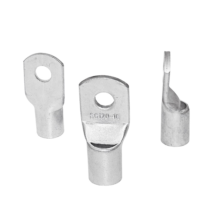 High Performance Tinned Copper Cable Lugs Good Crime Type Terminal Lugs