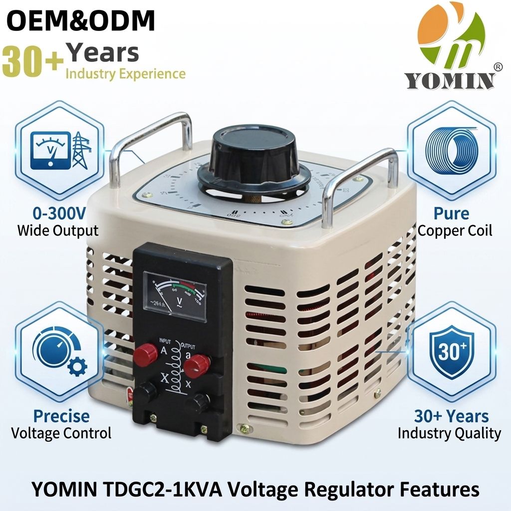 0.5KVA 1KVA 2KVA 3KVA 5KVA 10KVA 15KVA 20KVA Auto Transformer TDGC2-1 Single Phase Voltage Regulator Variac Variable Transformer