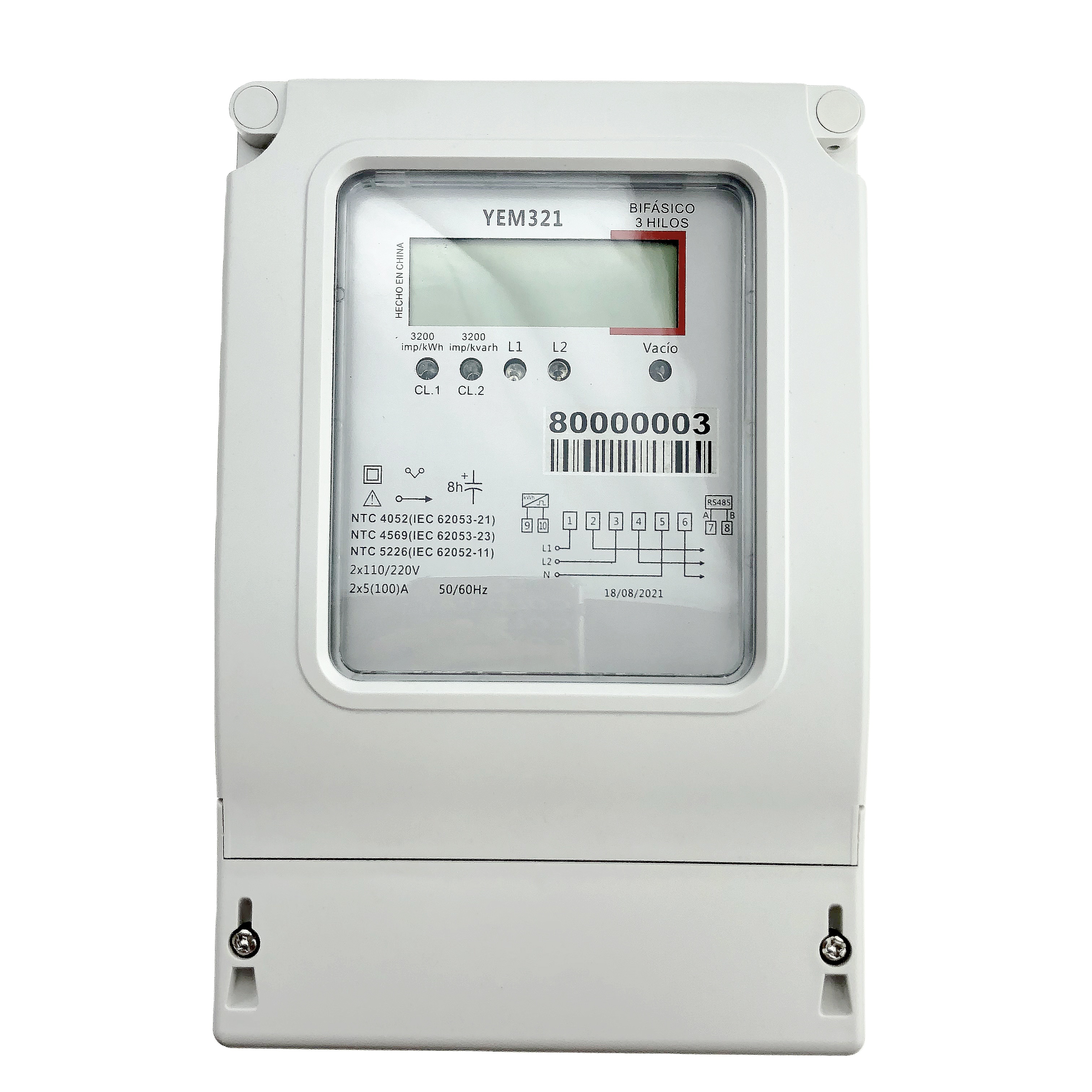YEM321 Digital Display LCD Electricity Meter Energy Meter