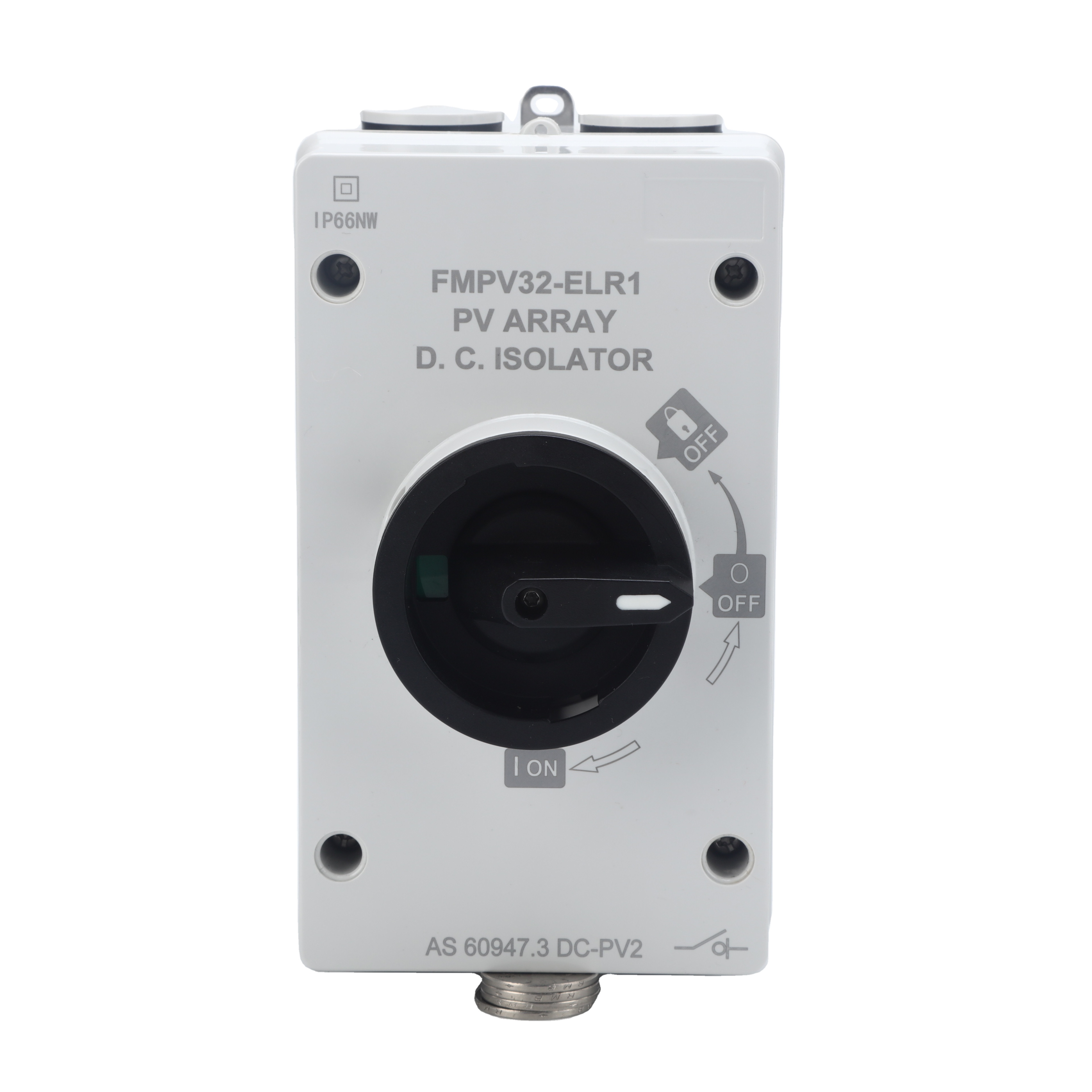 ELR1 Waterproof PV DC Isolation Switch Easy-to-Install With Earth Terminal IP66 Level 16A/30A Max Current