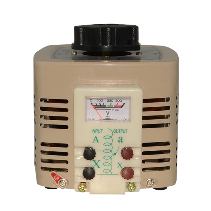 Manufacturer TDGC2-3 Single Phase Voltage Regulator , Variac Variable Varivolt Transformer
