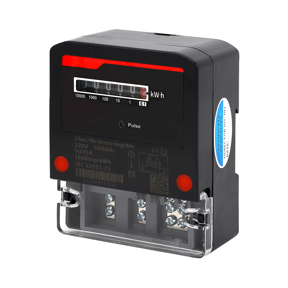 Single Phase Two Wire Household 220V 5(40)A LCD Electronic Watt-hour Smart Energy Meter