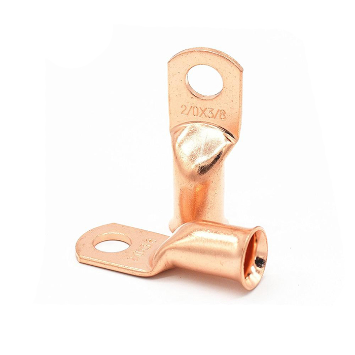 600v to 35 KV AWG Battery Tubular Cable Lug Bell-End Aluminium Ring Terminal Lug Purple Copper Purple Copper Ring Terminal Lug