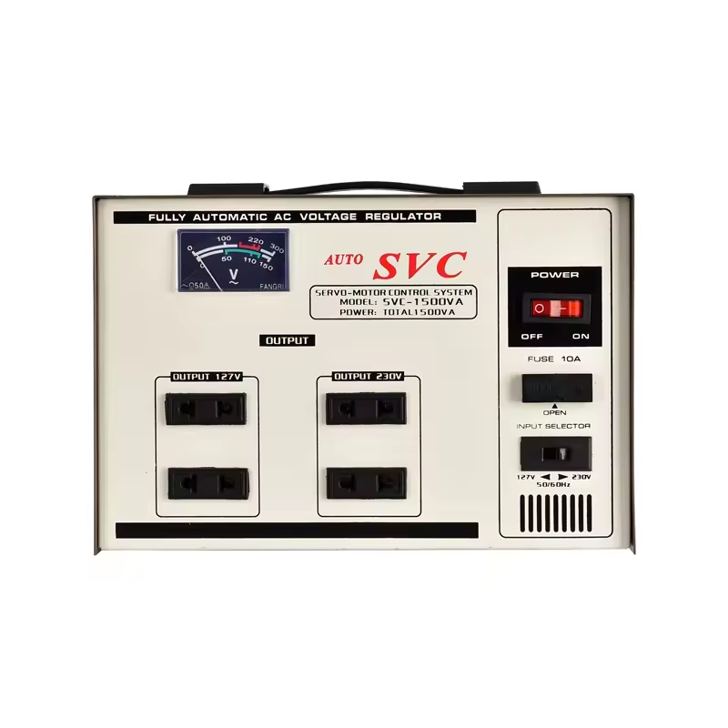Servo Motor Control Single Phase Ac Home Stabilizer Voltage Regulator for Refrigerator Air Conditioner