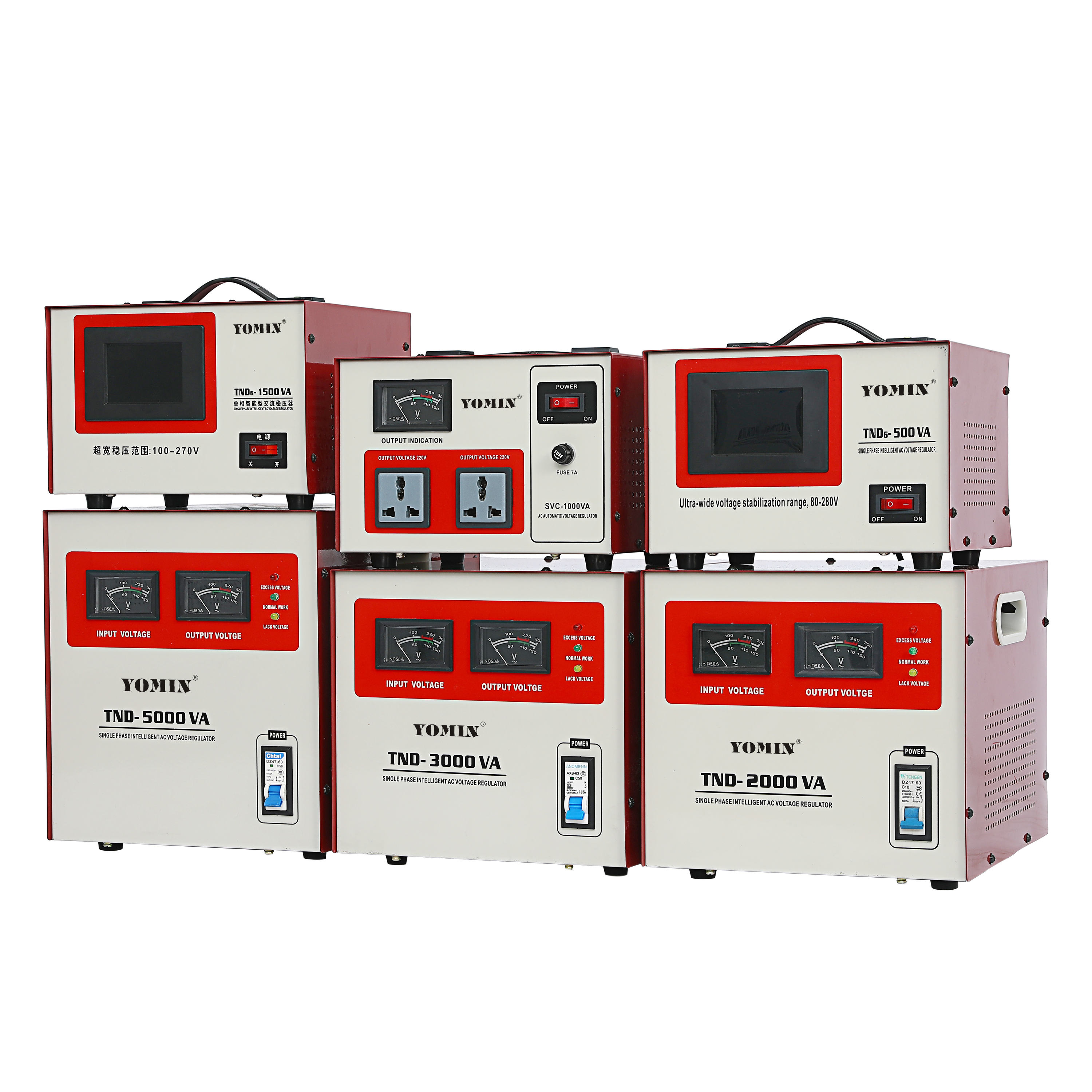 Mini Ac Single Phase 1000W 1 Price Stabilizer Led Low Power Single Phase AC Voltage Regulator Voltage Stabilizer