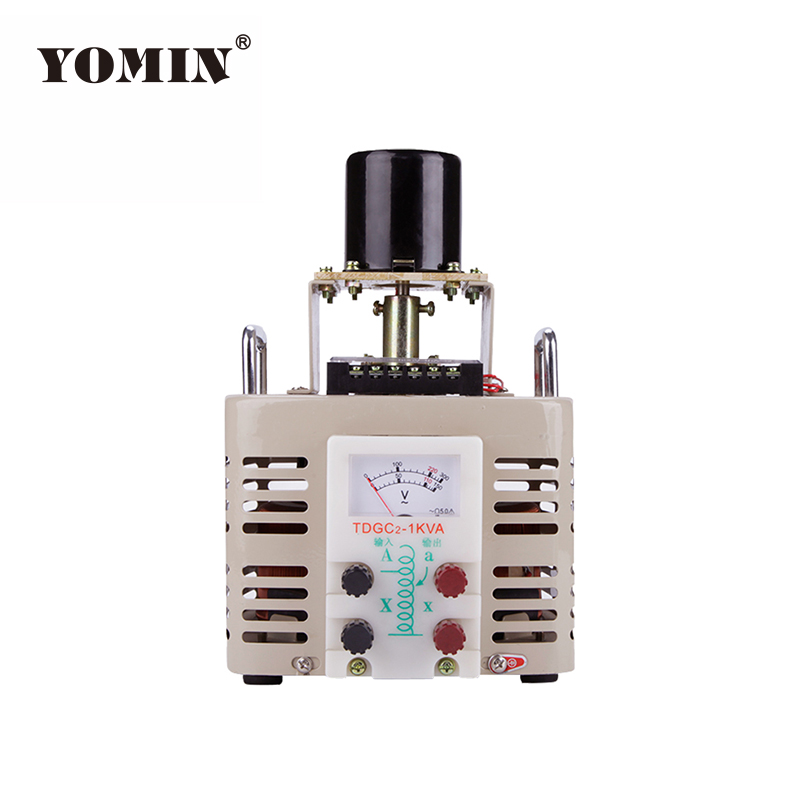 TDGC2-1KVA Automatic Variac AVR Single-Phase 300V Variable Transformer 220V Output 50Hz Frequency for SVC Use Copper Material
